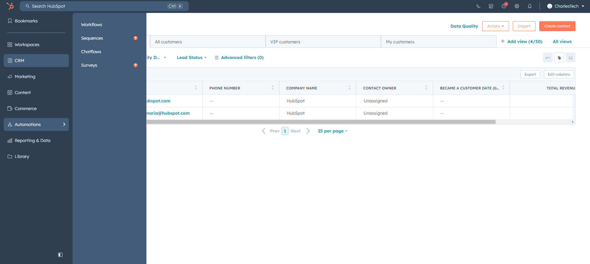 Automations and Workflows