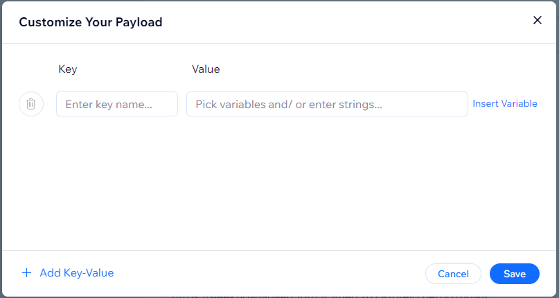 Customize data structure